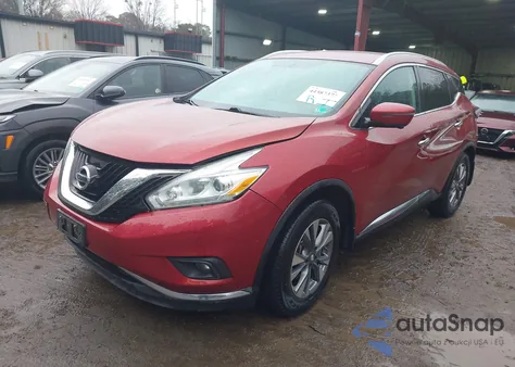 2016 Nissan Murano Sl z USA, uszkodzony, nr VIN 5N1AZ2MH5GN170241